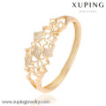 51284-xuping luxury bangles with 18k gold color and CZ stone